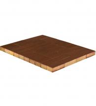 Тротуарная плитка прямоугольник, коричневый, 200x100, h=60 мм