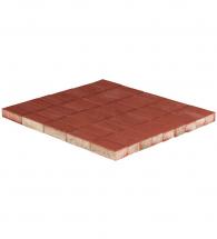 Тротуарная плитка прямоугольник, красный, h=40 мм