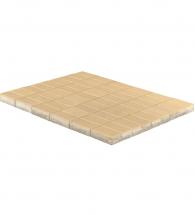 Тротуарная плитка прямоугольник, песочный, h=60 мм